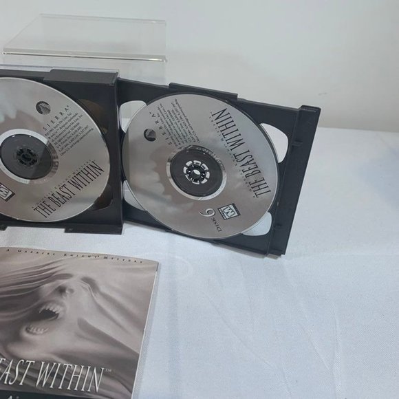 The Beast Within Gabriel Knight II 2 PC 6 CD-ROM Game Sierra 1995 Rare - Picture 5 of 5